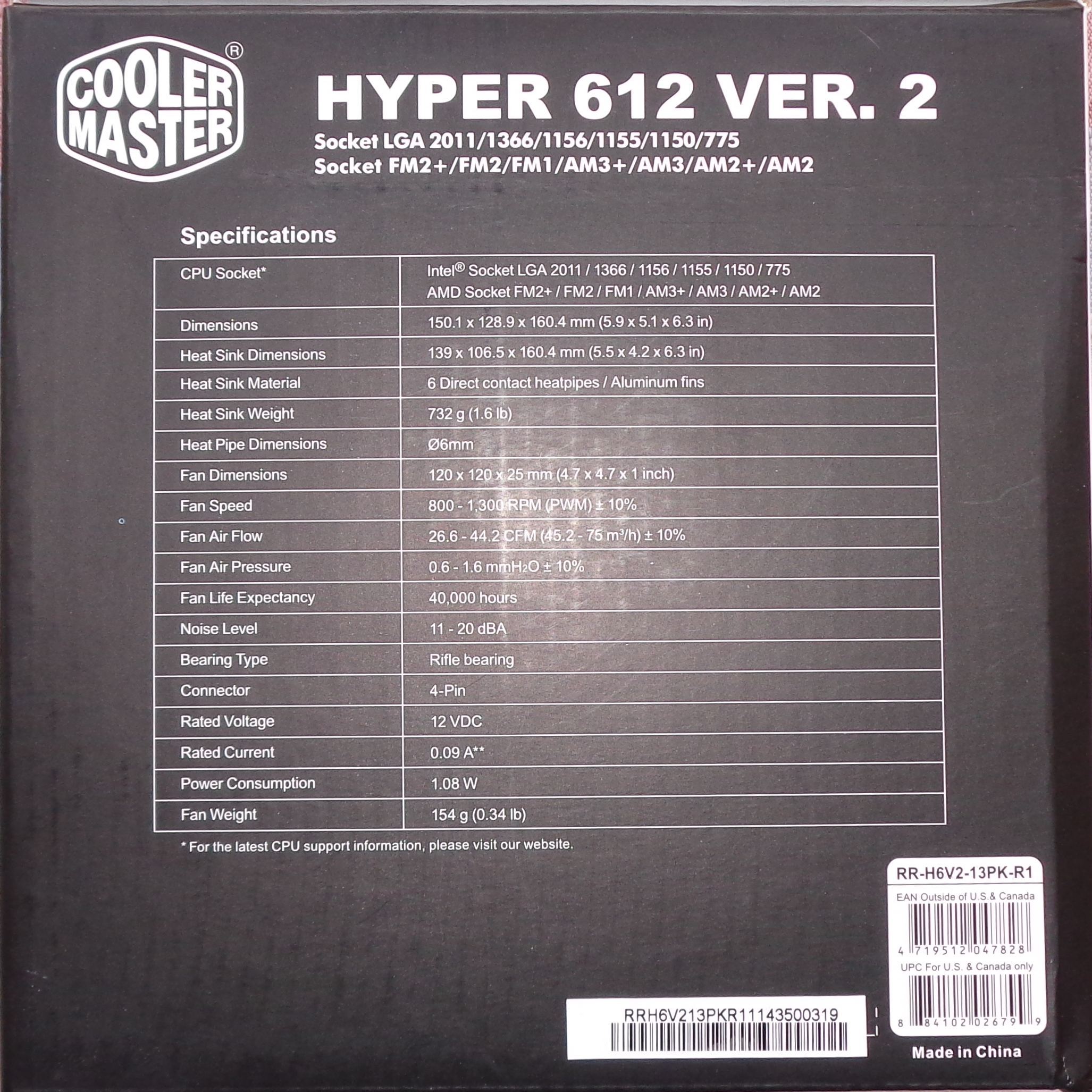 Test - Cooler Master Hyper 612 v2 - Conseil Config