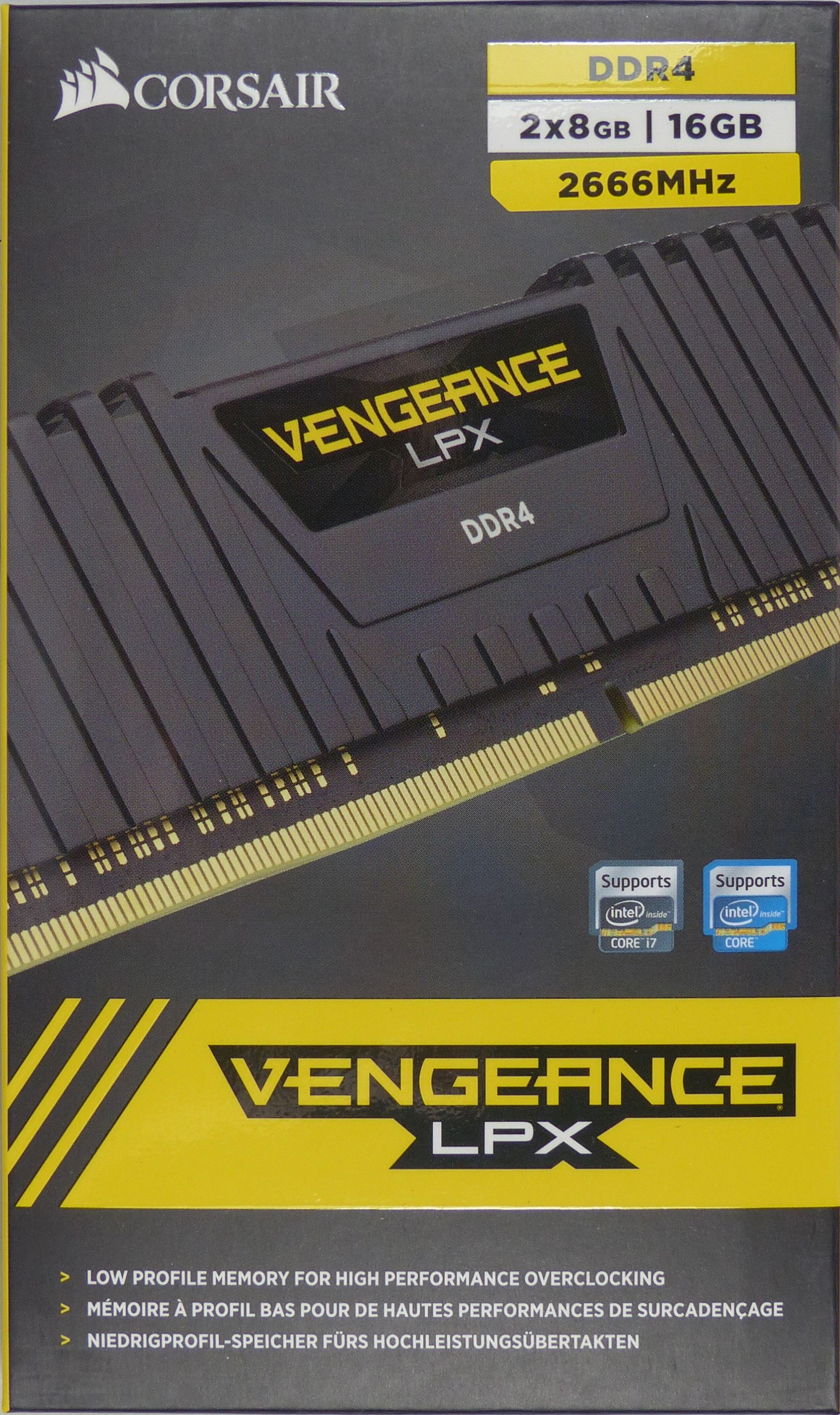 Corsair Vengeance LPX 16Go DDR4 2666MHz - Mémoire PC Corsair sur