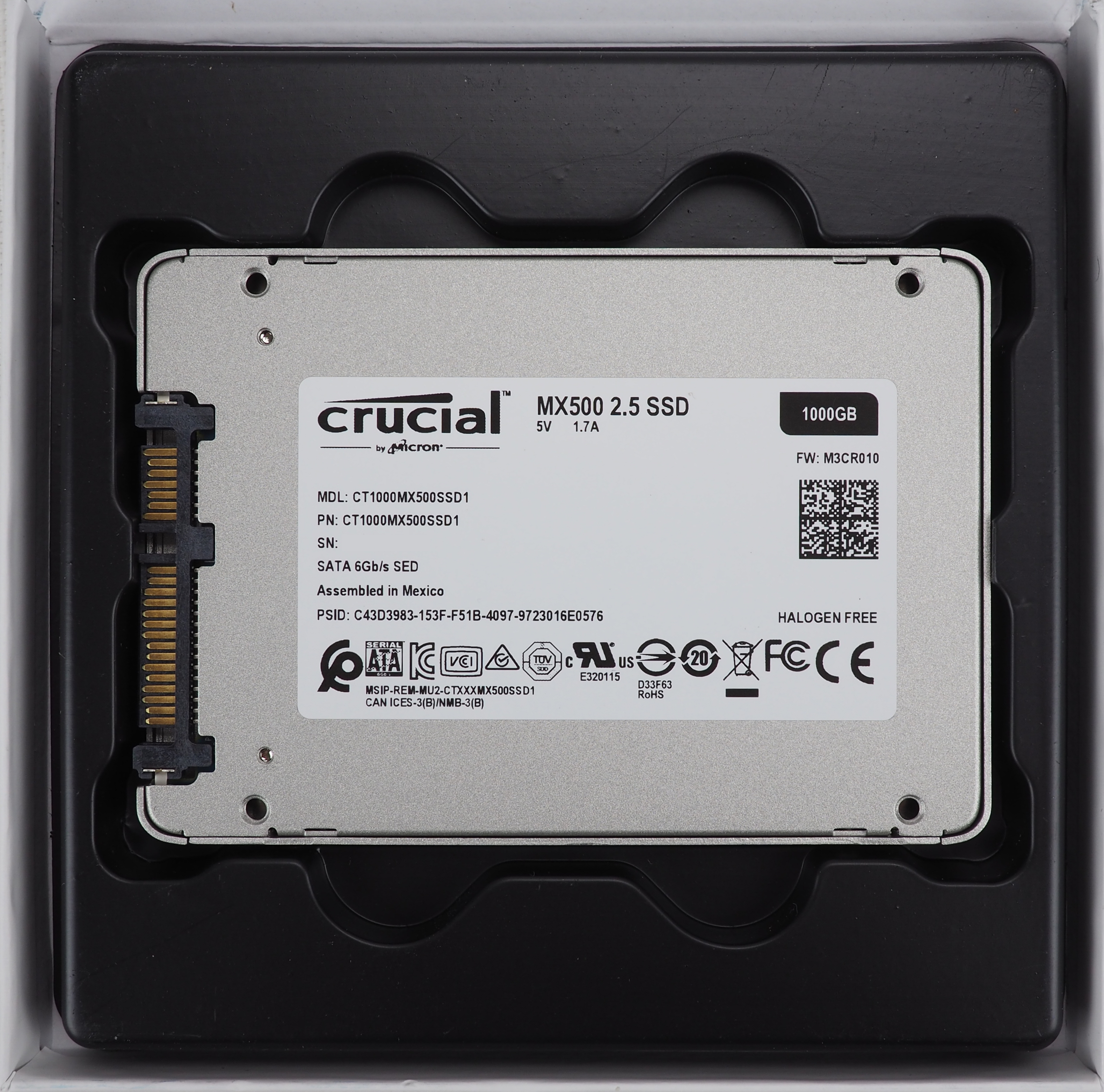 Crucial MX500 1To 3D NAND SATA 2,5 pouces SSD interne - Jusqu'à 560 Mo/s -  CT1000MX500SSD1 : : Jeux vidéo
