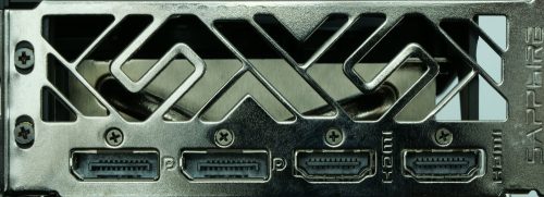 connectique Sapphire Radeon RX 5700 XT Nitro+