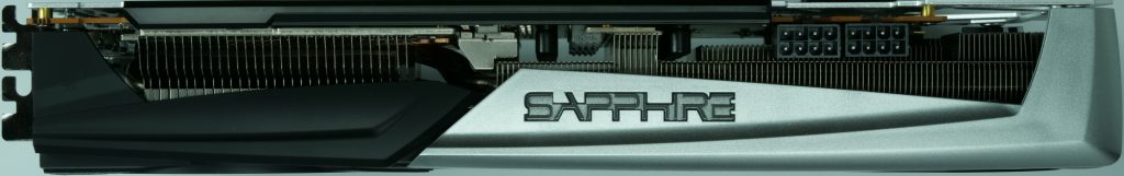 Sapphire Radeon RX 570 XT Nitro+ vue du dessus