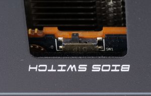 Sapphire Radeon RX 5600 XT Pulse BIOS switch