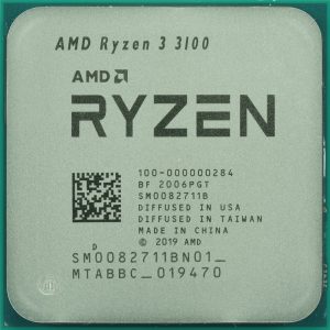 AMD Ryzen 3 3100 vu de dessus