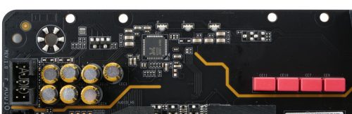 Gigabyte Z490 Aorus Pro AX partie audio avec condensateurs WIMA